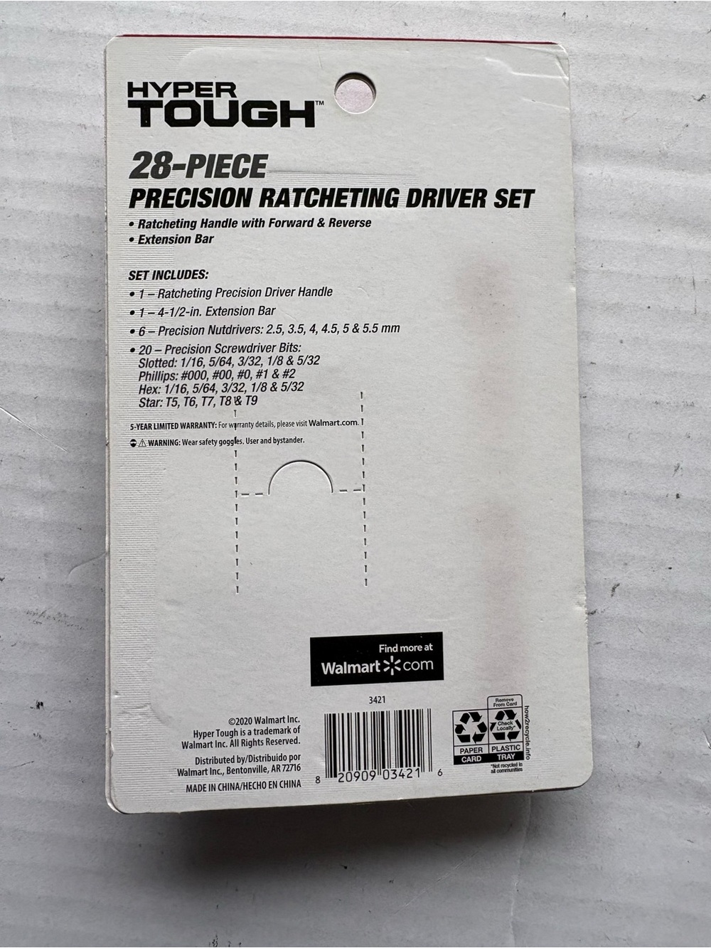 Hyper Tough 28-Piece Precision Ratcheting Driver Set - Red - Picture 2 of 2